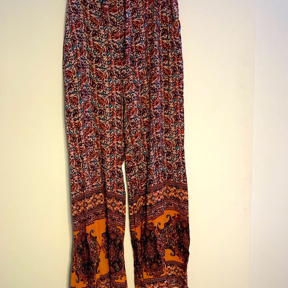 Boho wide legged pants